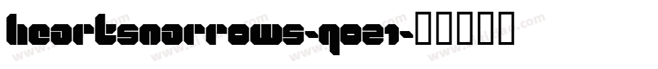 HeartsNArrows-qoz1字体转换