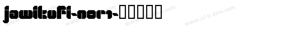 JawiKufi-nOR1字体转换