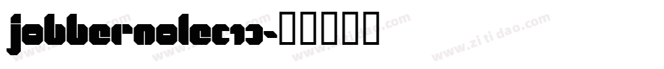Jobbernole(1)字体转换