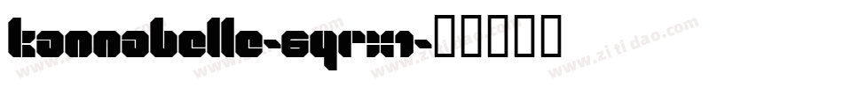 Kannabelle-6YRX1字体转换