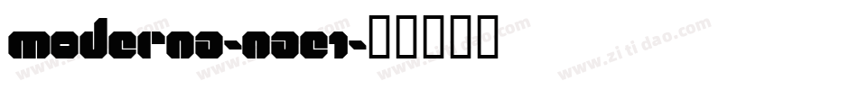 Moderna-nAE1字体转换