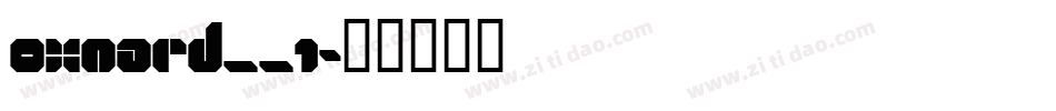 OXNARD__1字体转换