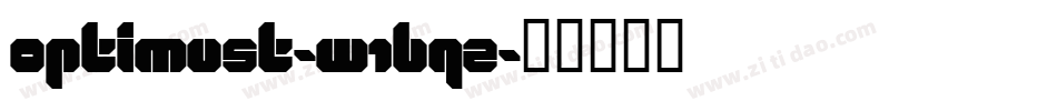 Optimust-w1BqZ字体转换