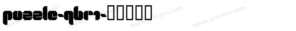 Puzzle-qBR1字体转换