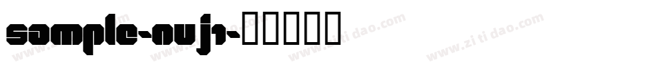 Sample-nvJ1字体转换