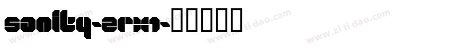 Sanity-zrx1字体转换