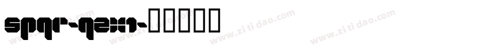 Spqr-qzX1字体转换