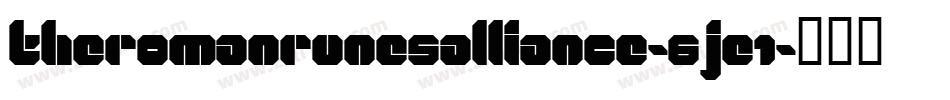 Theromanrunesalliance-6je1字体转换