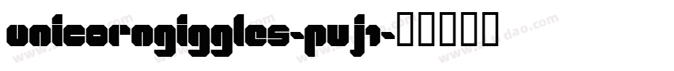Unicorngiggles-pVJ1字体转换