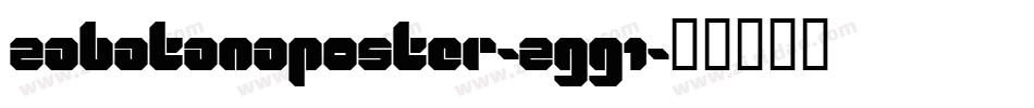 ZabatanaPoster-zgg1字体转换