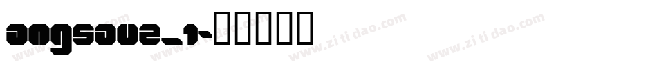 angsauz_1字体转换