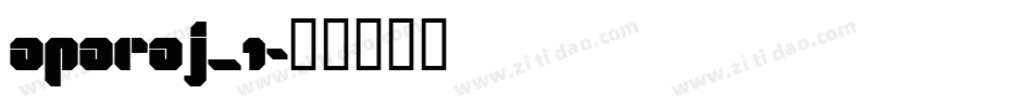 aparaj_1字体转换
