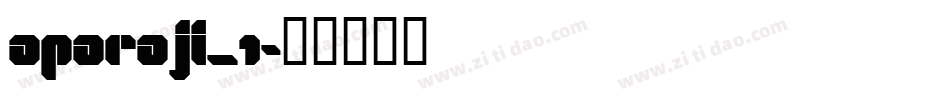 aparaji_1字体转换