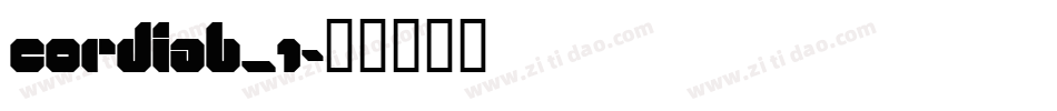 cordiab_1字体转换