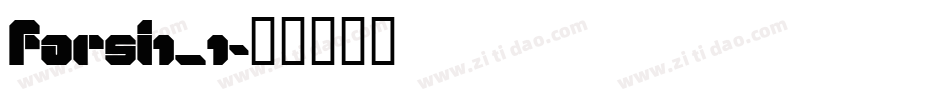 farsi1_1字体转换