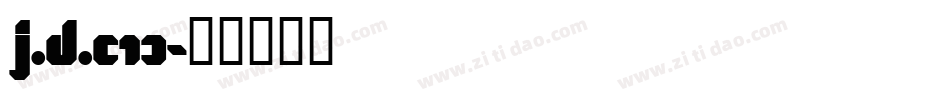 j.d.(1)字体转换