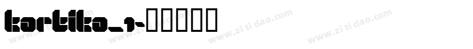 kartika_1字体转换