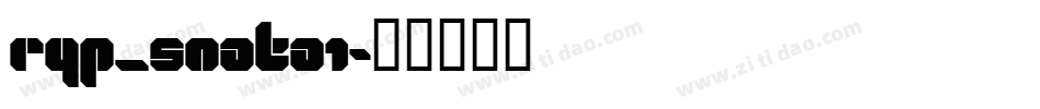 ryp_snata1字体转换
