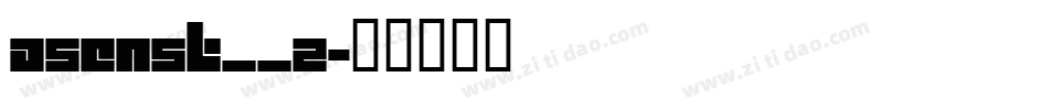 ASENST__2字体转换