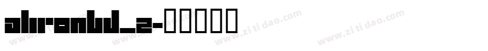 ahronbd_2字体转换