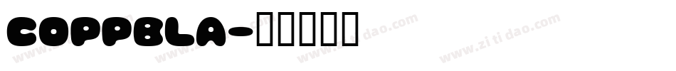COPPBLA字体转换