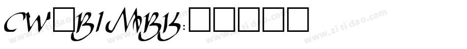 CW_RIMRK字体转换