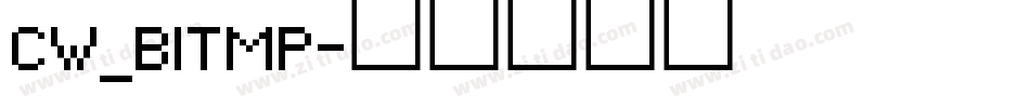 CW_BITMP字体转换