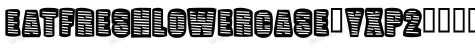EatFreshLowercase-yxp2字体转换