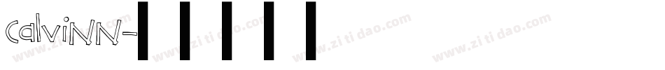 CALVINN字体转换