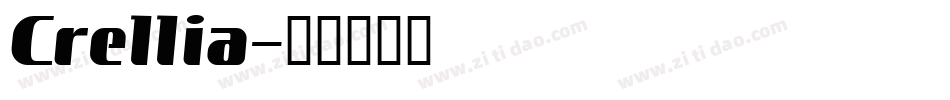 Crellia字体转换