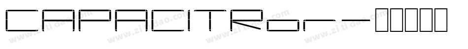 CAPACITRor字体转换