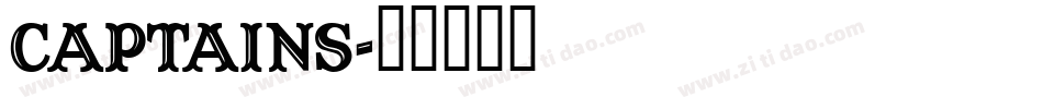 CAPTAINS字体转换