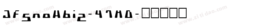 Jfsnowbiz-47mD字体转换