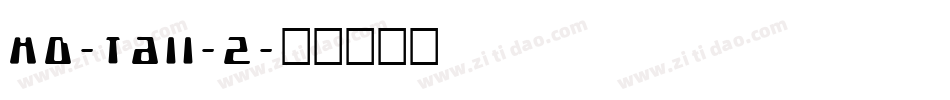 MD-Tall-2字体转换