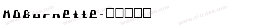 MDBurnette字体转换