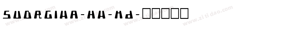 SUDRGIWA-HW-Md字体转换
