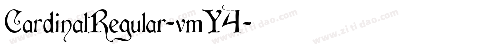 CardinalRegular-vmY4字体转换 CardinalRegular-vmY4字体转换