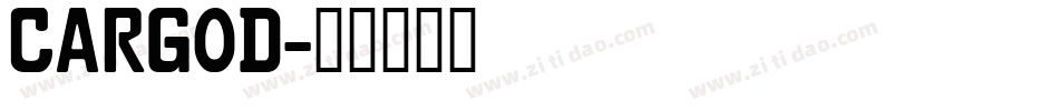 CargoD字体转换