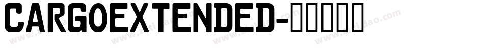 CargoExtended字体转换