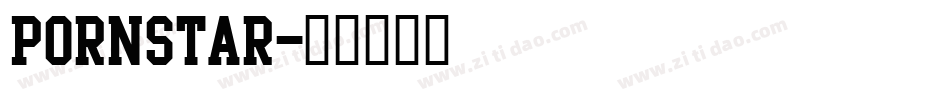 Pornstar字体转换