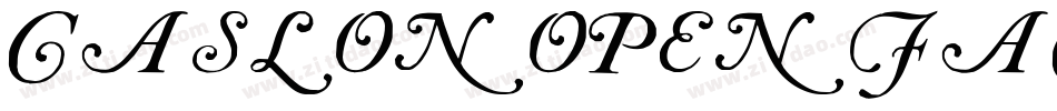 CaslonOpenFaceLT字体转换