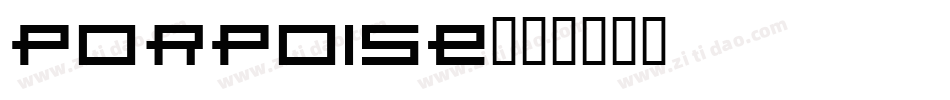 Porpoise字体转换