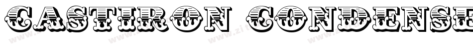 CastIron-Condensed字体转换