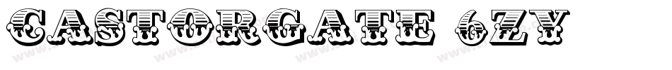 Castorgate-6ZY字体转换
