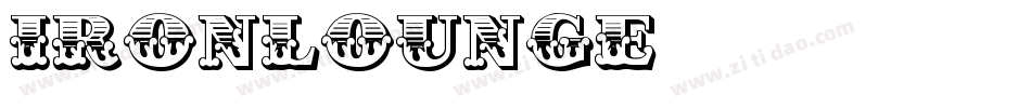 IRONLOUNGE字体转换