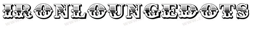 IRONLOUNGEDOTS字体转换