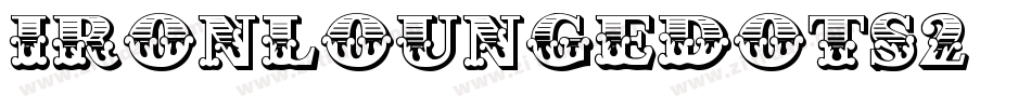 IRONLOUNGEDOTS2字体转换