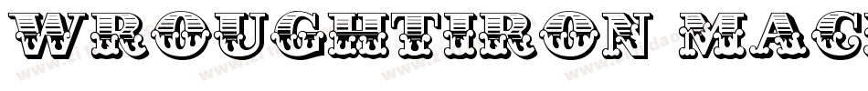 WroughtIron-Maces字体转换