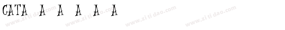 CAT字体转换