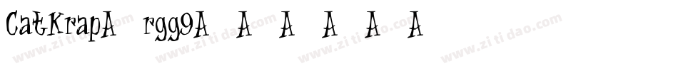CatKrap-rgg9字体转换